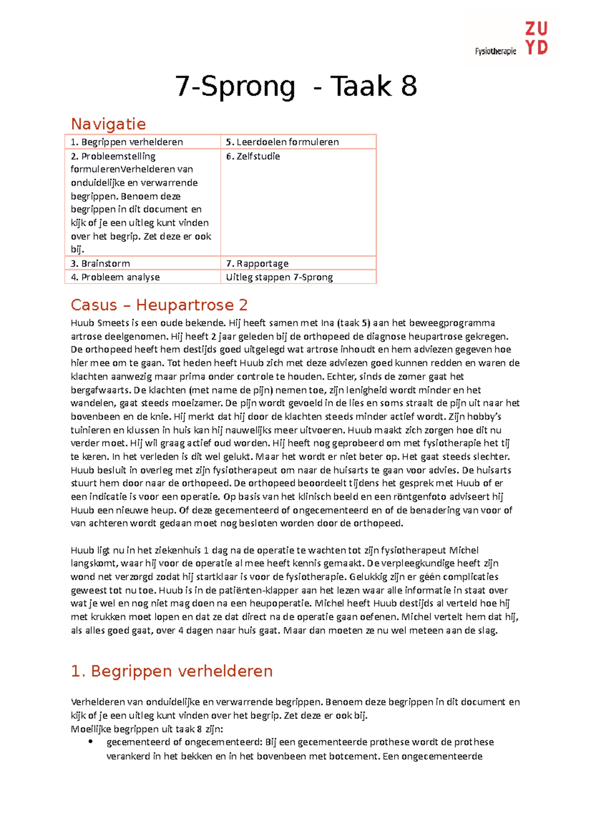 Taak 08 Total Hip 7-sprong - 7-Sprong - Taak 8 Navigatie Begrippen ...