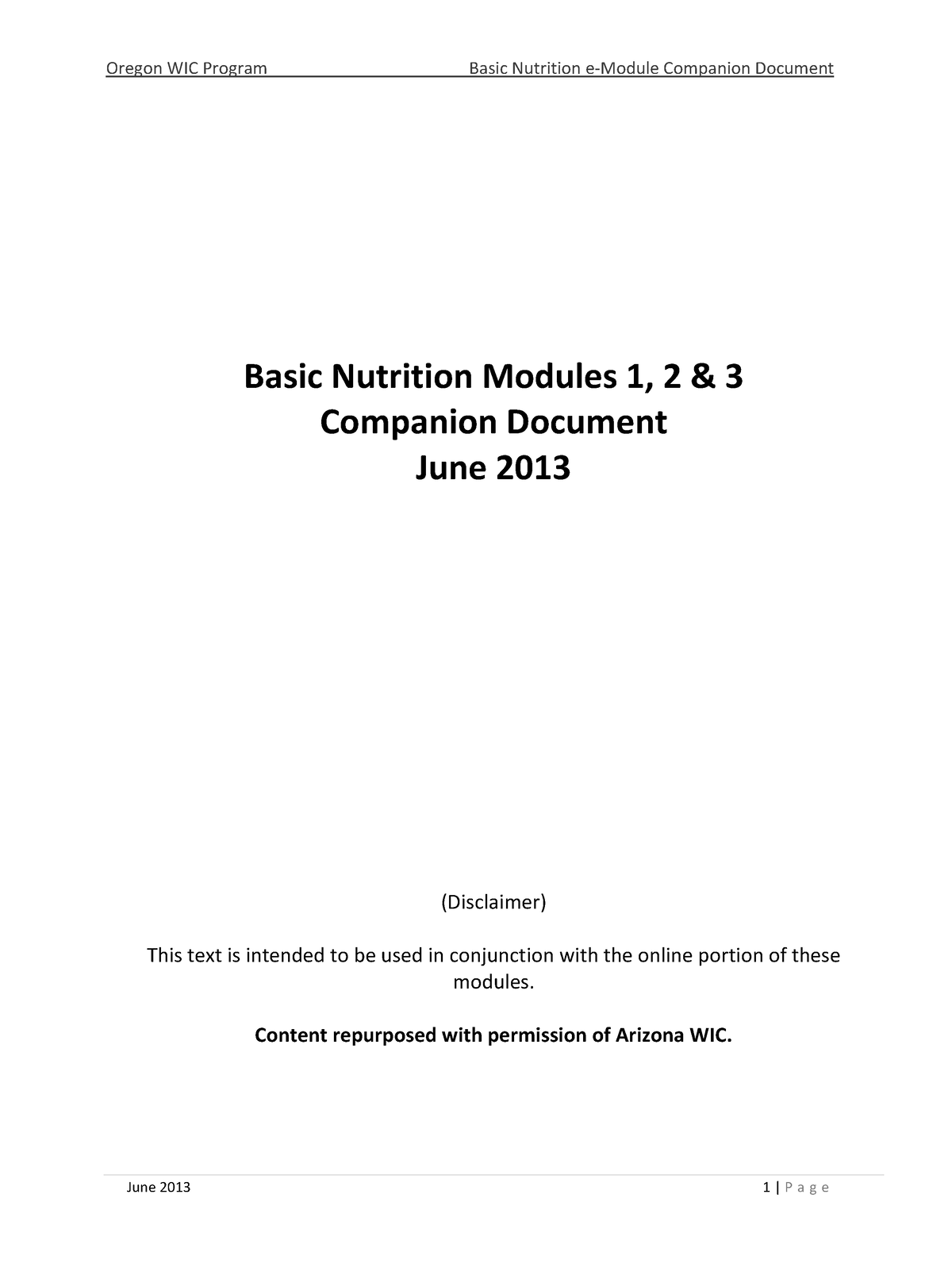 Basic-nutrition - This Is A Compilation Of Lessons About Basic ...