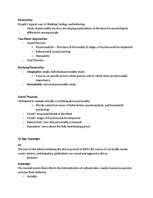 Psych 101 Study Guide - REVIEW SHEET Hi, The Review Sheet Is Below ...