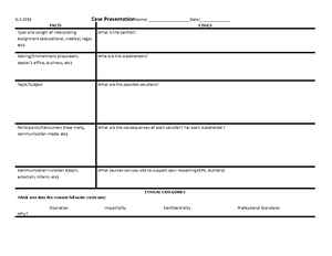 Case Presentation 2 - Explains the curriculum - SLS 2050 Case ...