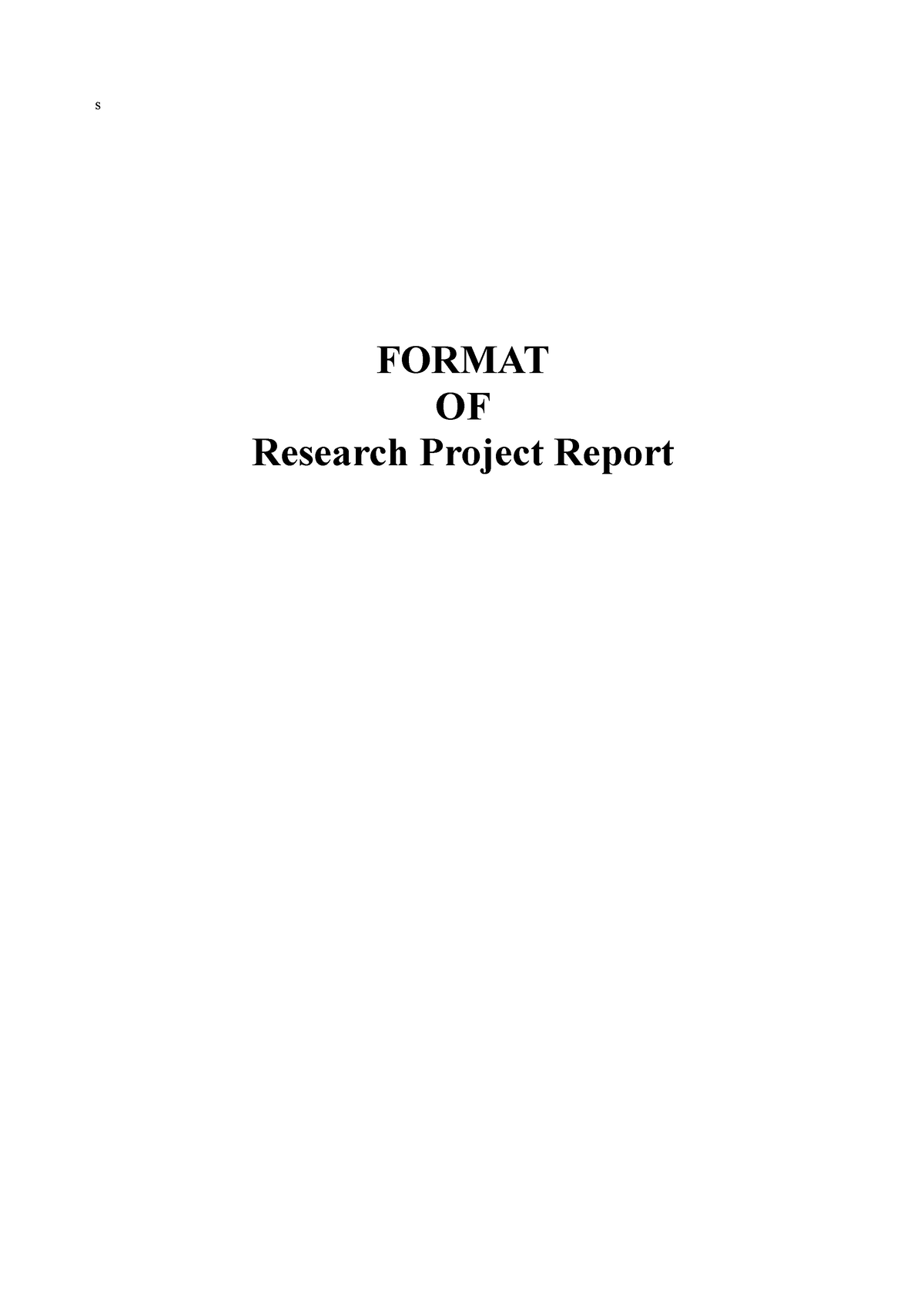 format-research-project-report-s-format-of-research-project-report