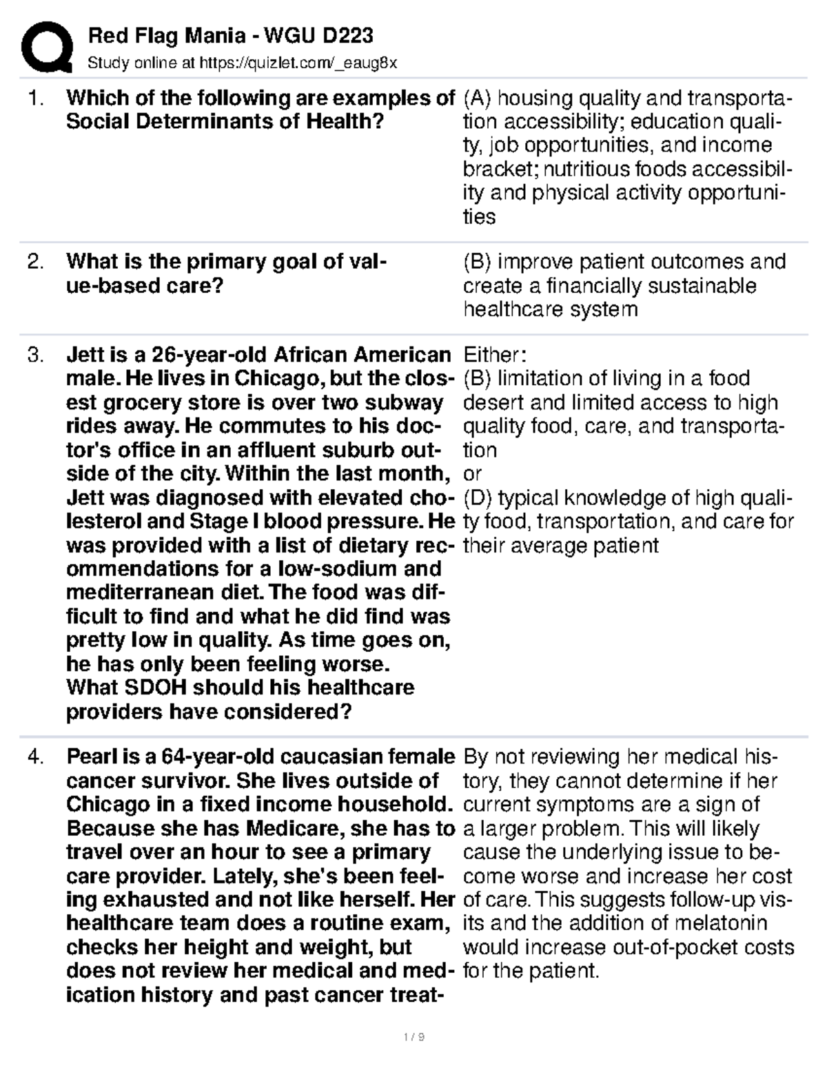 Red flag mania red Study online at quizlet/_eaug8x Which of the