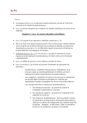 Polycopié POL101 2022-23 - Introduction ‡ la science politique Cet ...