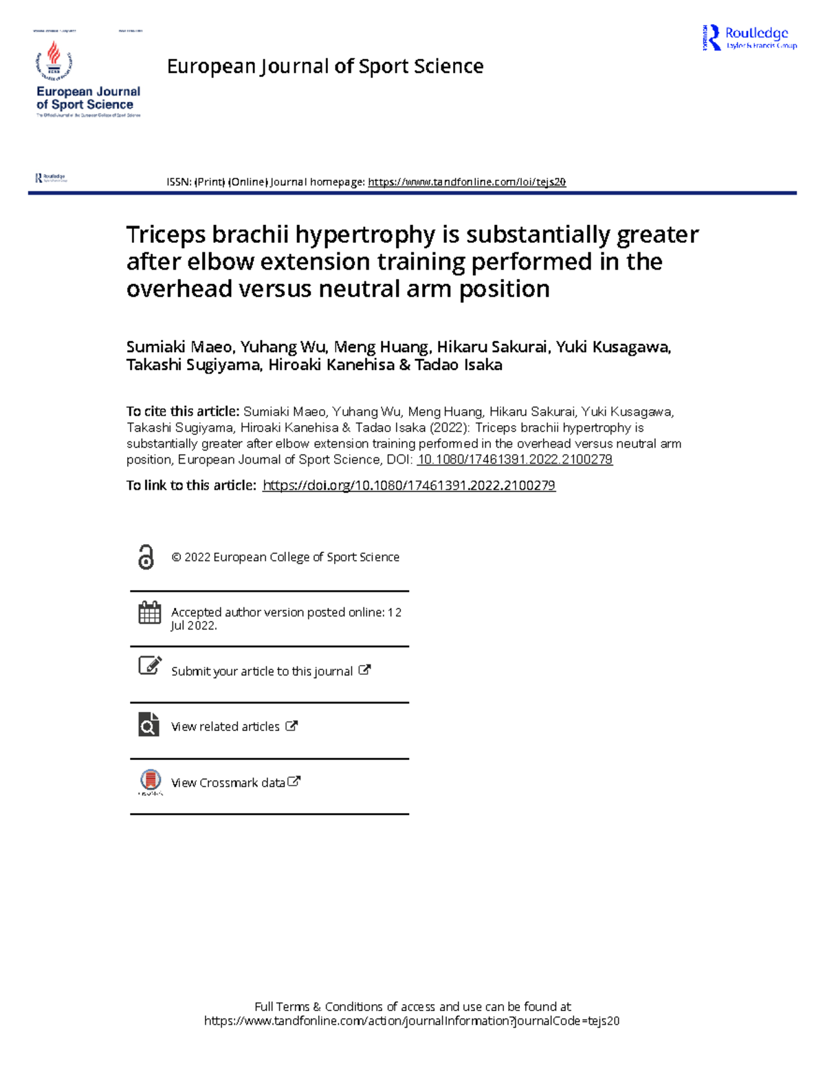 Maeo et al - emg, tríceps - 2022 - tandfonline/action ...