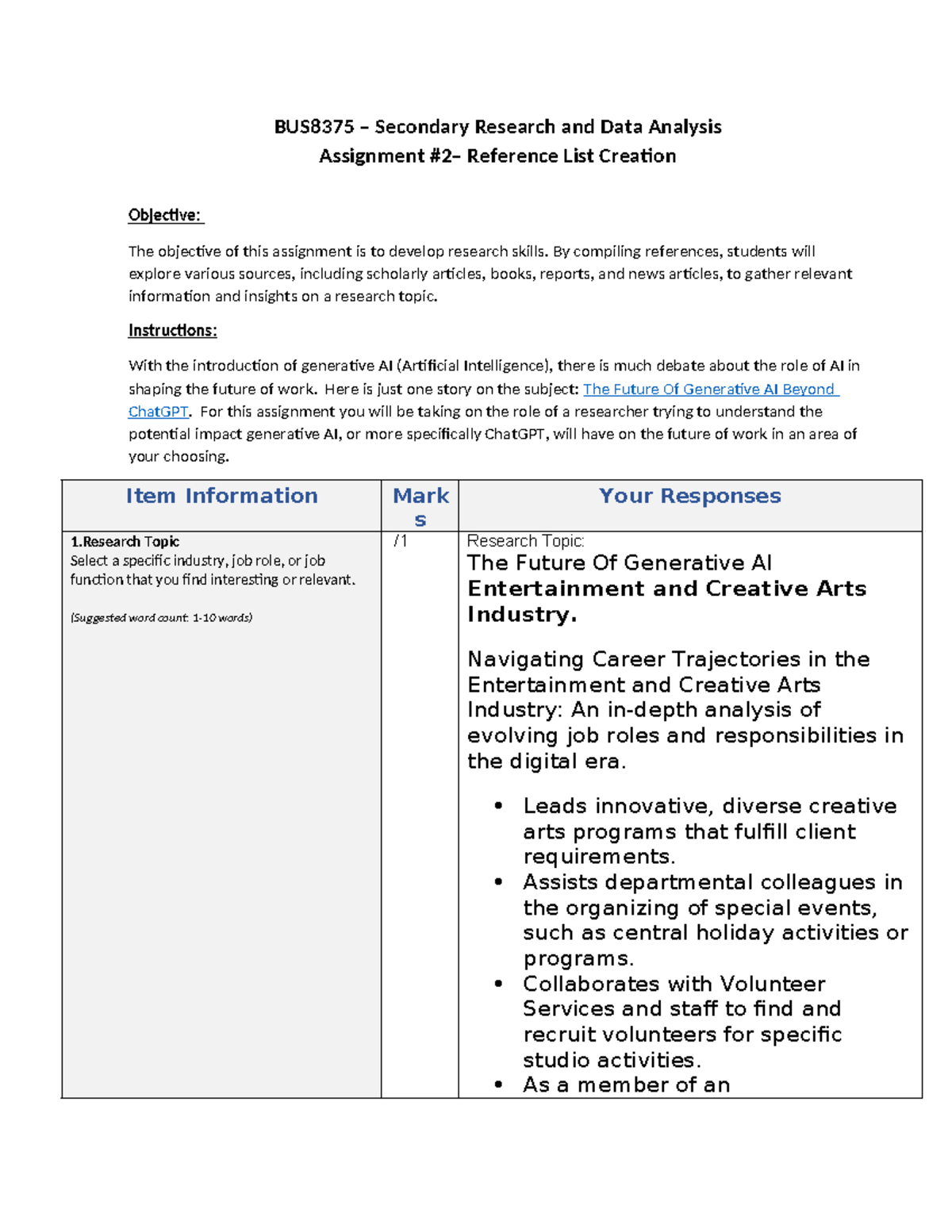 data analysis assignment 2