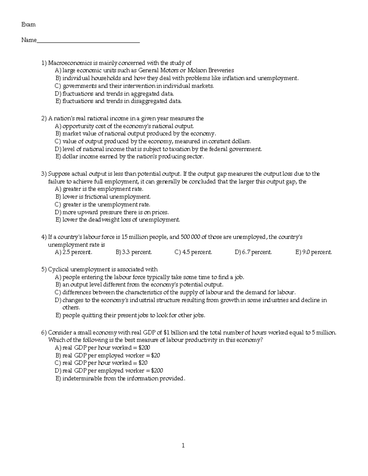 Final F 09 W10Practice - practice qs - Exam Name ...