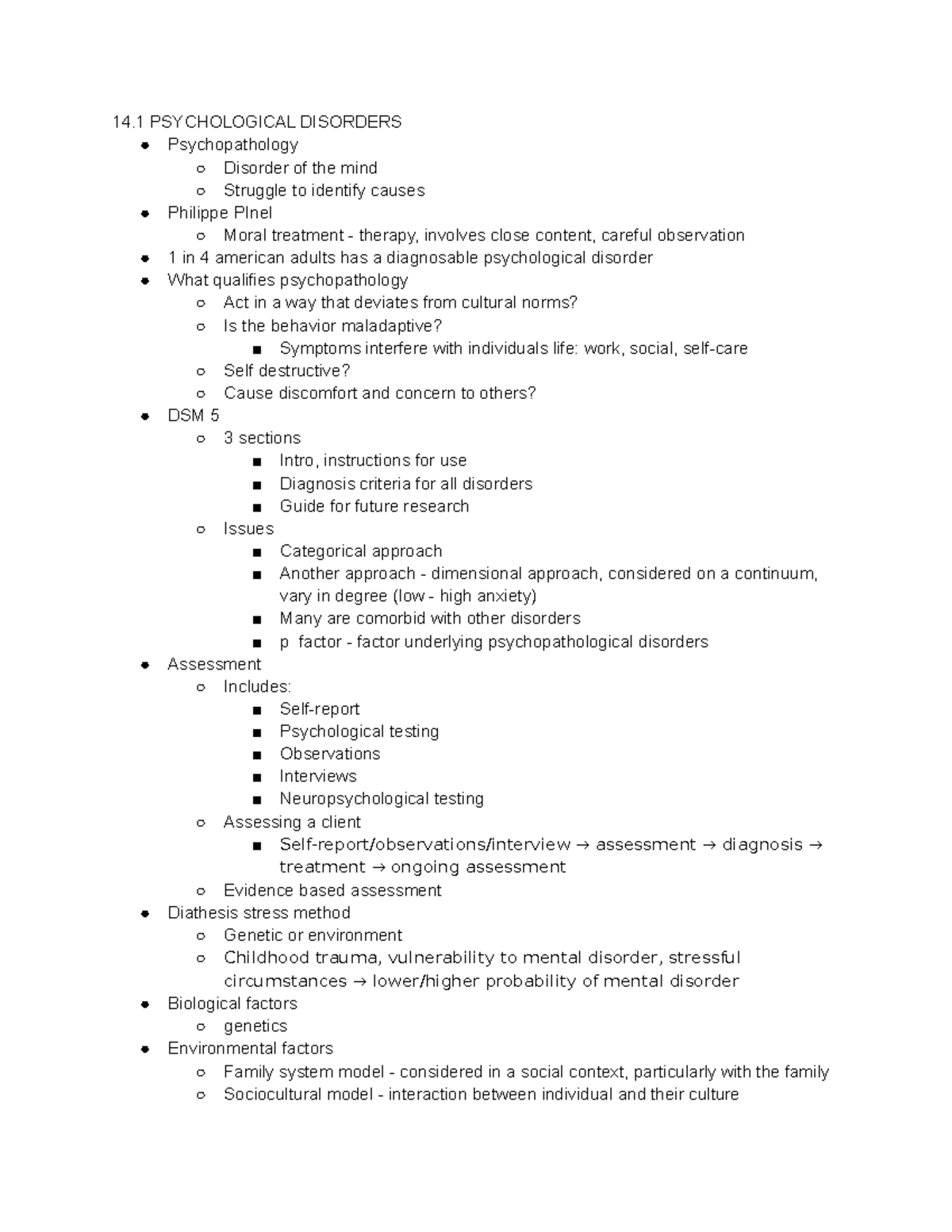 chapter-14-14-psychological-disorders-psychopathology-disorder-of-the