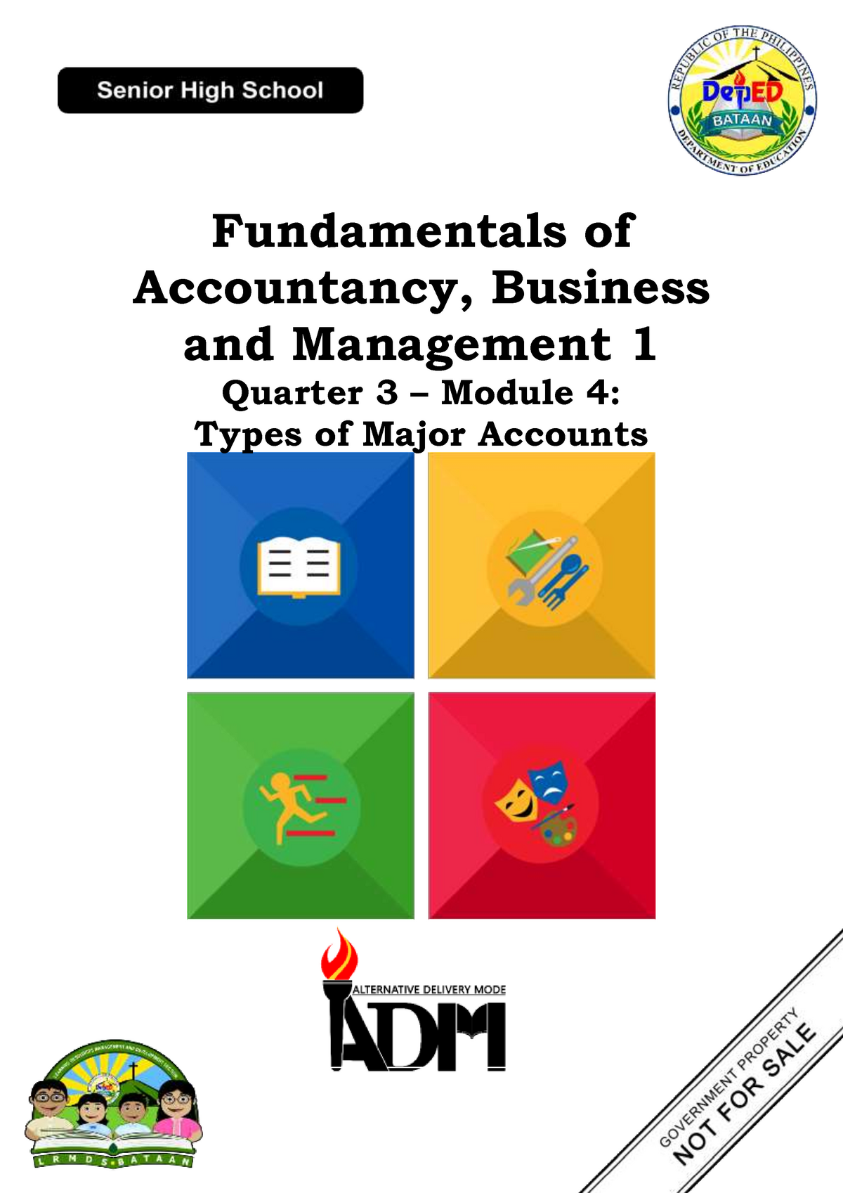 Fabm1 Q3 Mod4 Typesofmajoraccounts Final - Fundamentals Of Accountancy ...