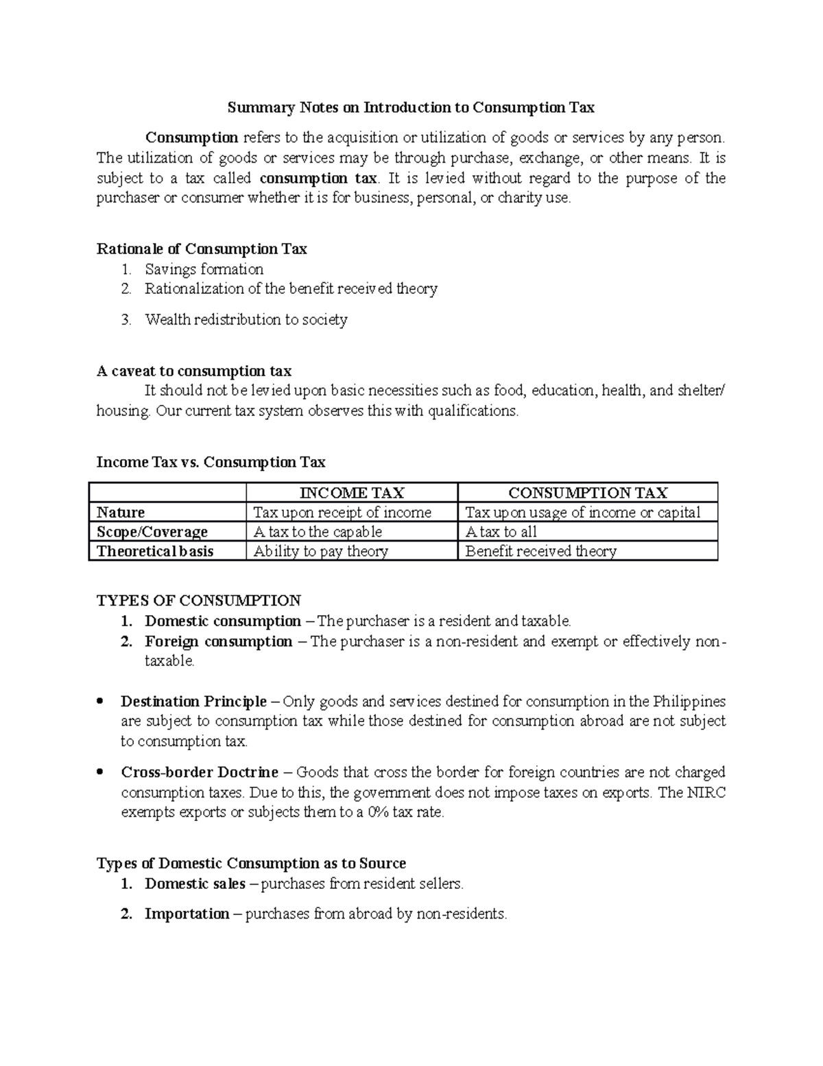 summary-notes-on-introduction-to-consumption-tax-summary-notes-on