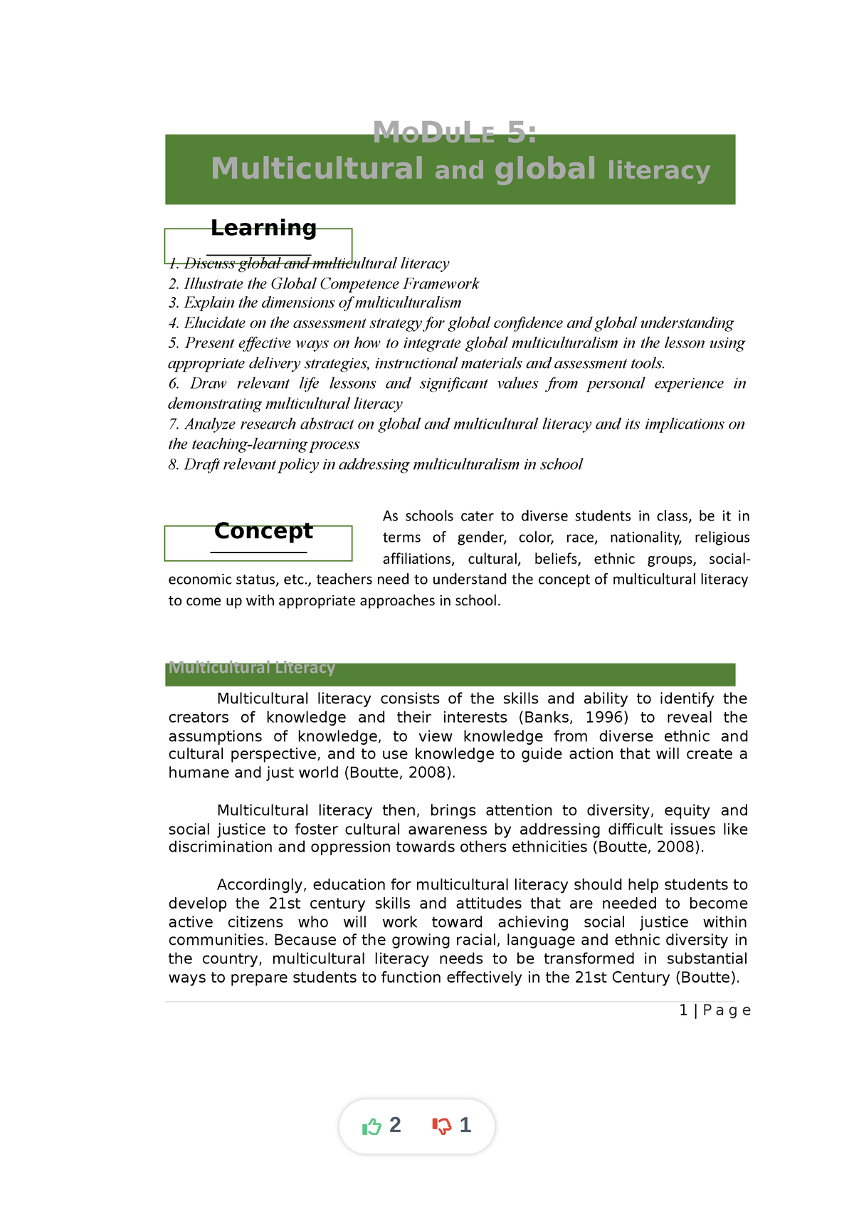 Module-5-multicultural-and-global-literacy Compress - MOD LU E 5 ...