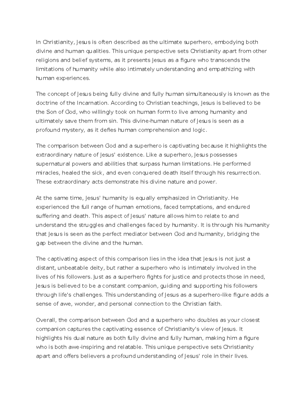 Christianity: A Study Guide for dqt 4 Exam - In Christianity, Jesus is ...