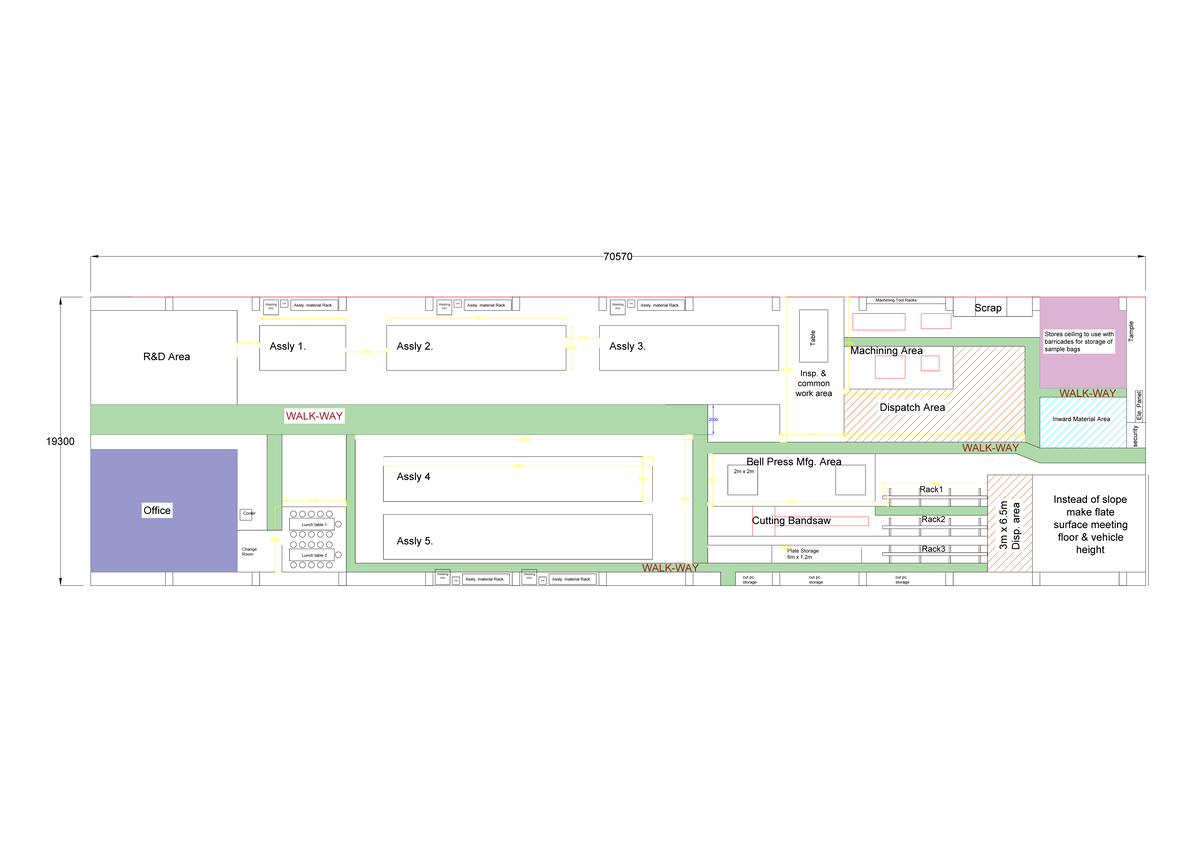 Proposed layout-1 - hello - Manufacturing Area Office Room Change ...