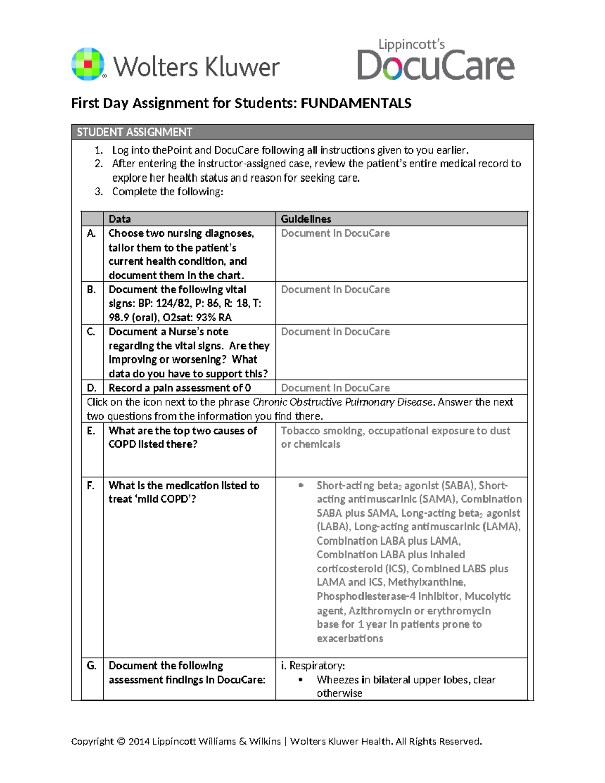 Docu Care orientation - How to access docushare - First Day Assignment ...