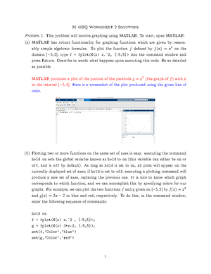 M 408Q Worksheet 2 Solutions (Fall 2022) - M 408Q Worksheet 2 Solutions  Problem 1. This problem will - Studocu