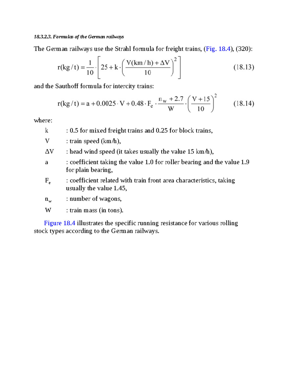 Railway Management and Engineering ( PDFDrive )-130 - 18.3.2. Formulas ...