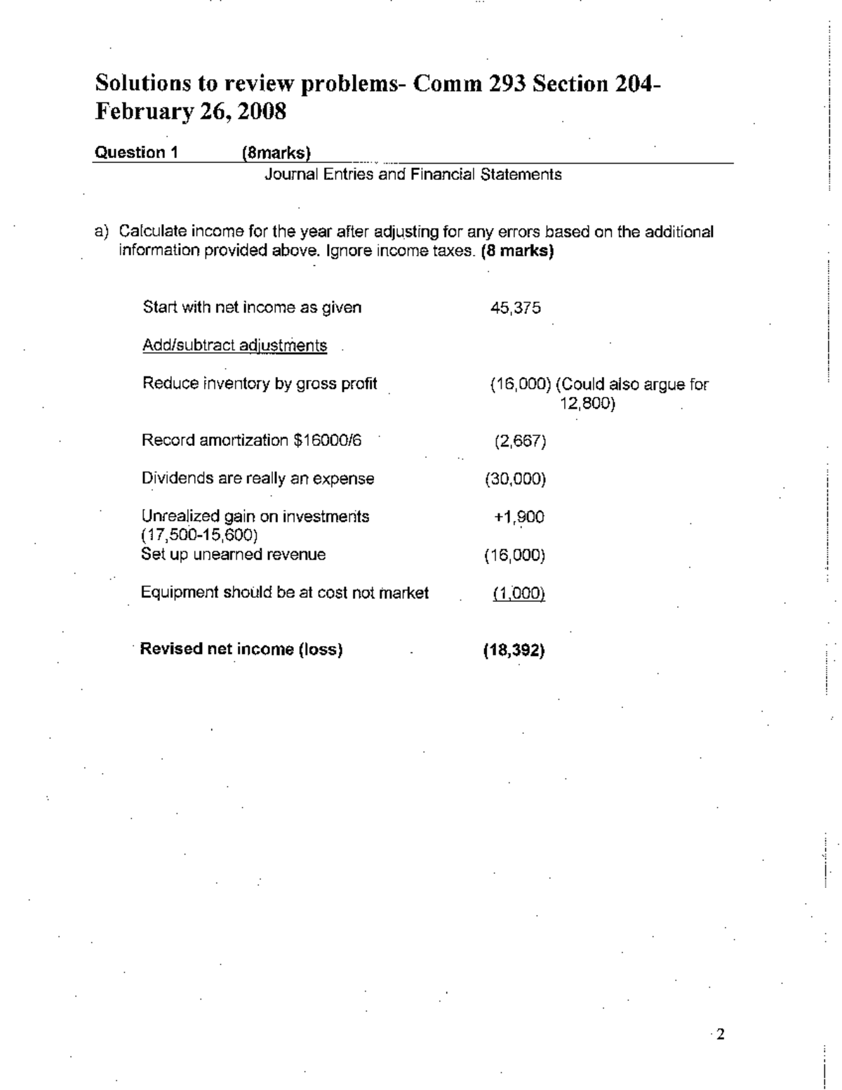 MIDTERM Practice 2 - answers - Solutions to review Comm 293 Section ...