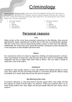 AC - write up for ac.1.3 - Criminology The ripple effect The ripple ...