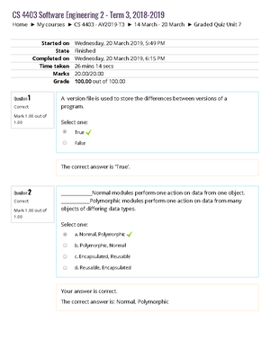 CS 4403 - PA 6 - Cs 4403 Unit 6 Programming Assignment - Programming ...