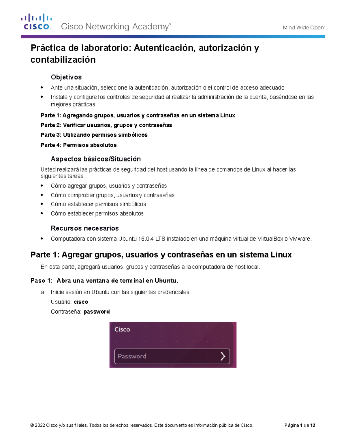 2.5.2.5 Lab - Authentication Authorization Accounting - Práctica de ...