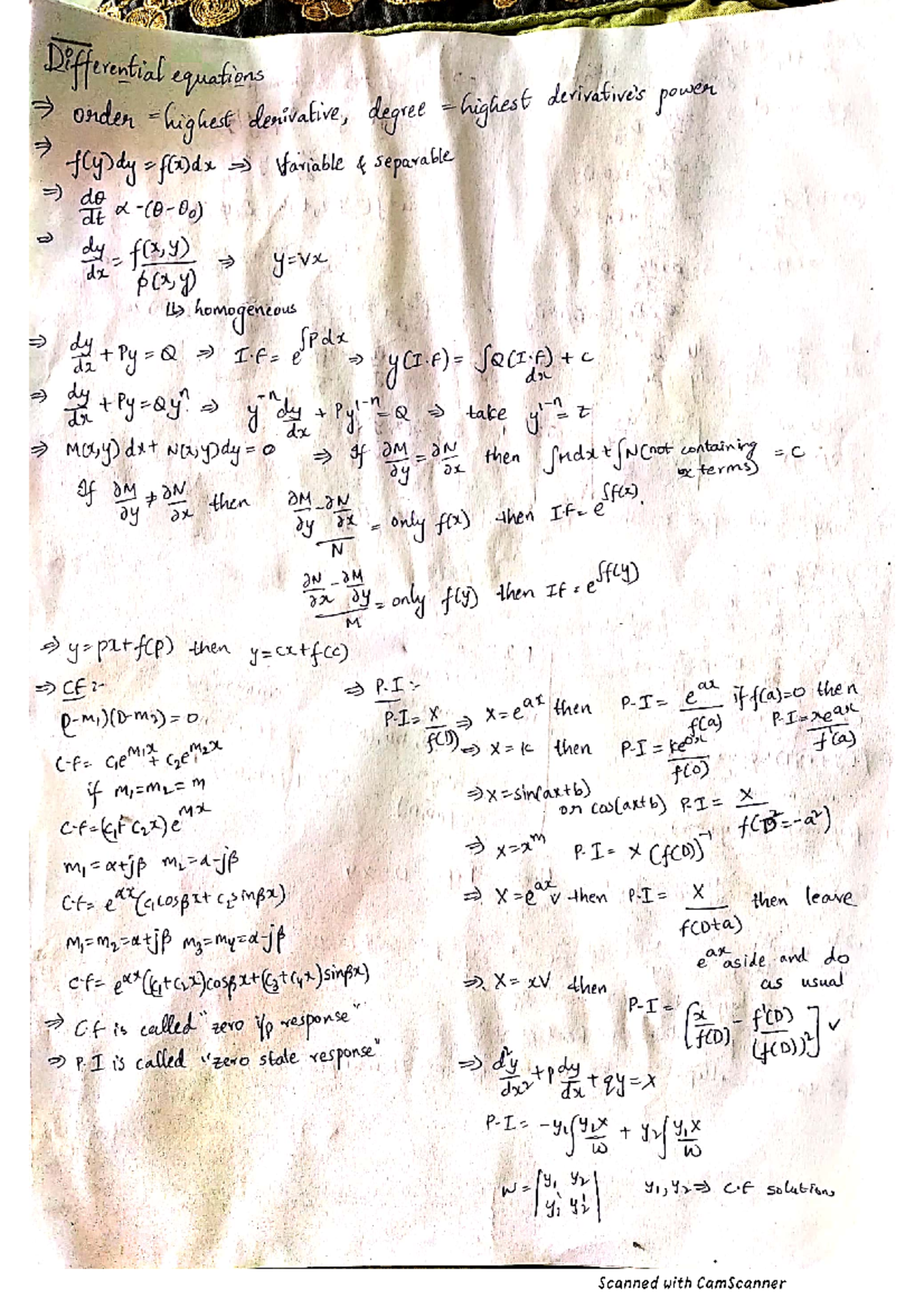 Maths short notes - Mathematics elective - Studocu