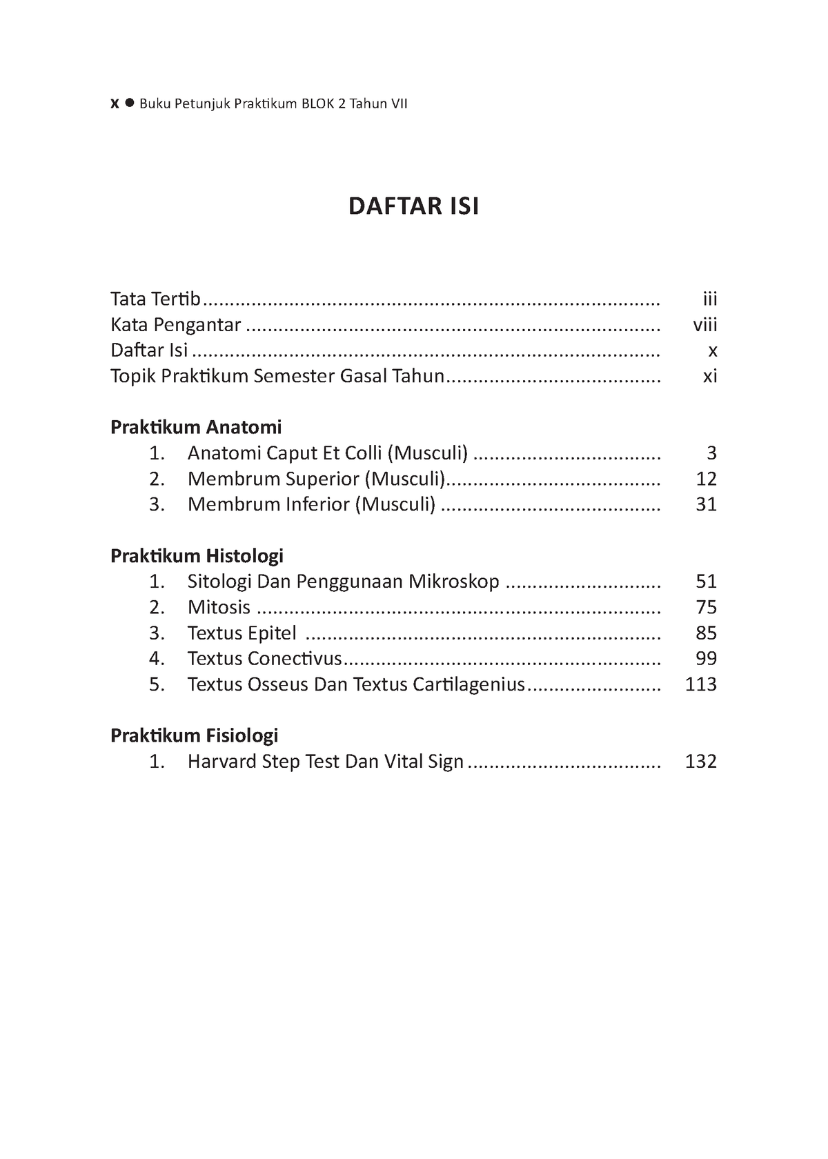 Buku Petunjuk Praktikum Blok 2 - X L Buku Petunjuk Praktikum BLOK 2 ...