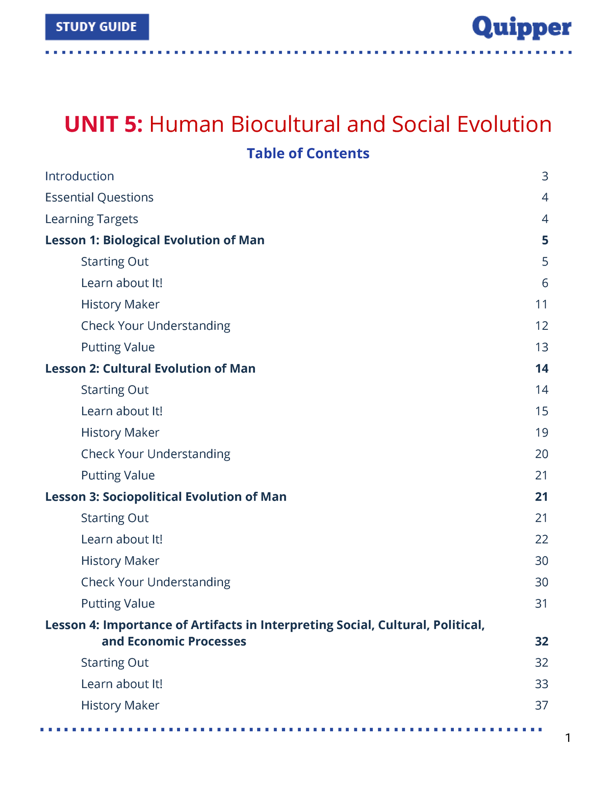 UCSP Unit 5 Human Biocultural And Social Evolution - UNIT 5: Human ...