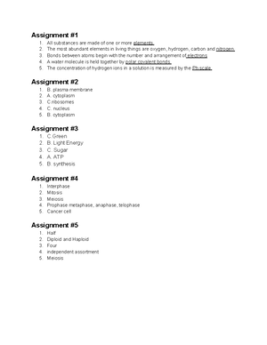 Bio Assignments-2 - assignments - Ashini Patel Bio Assignments ...