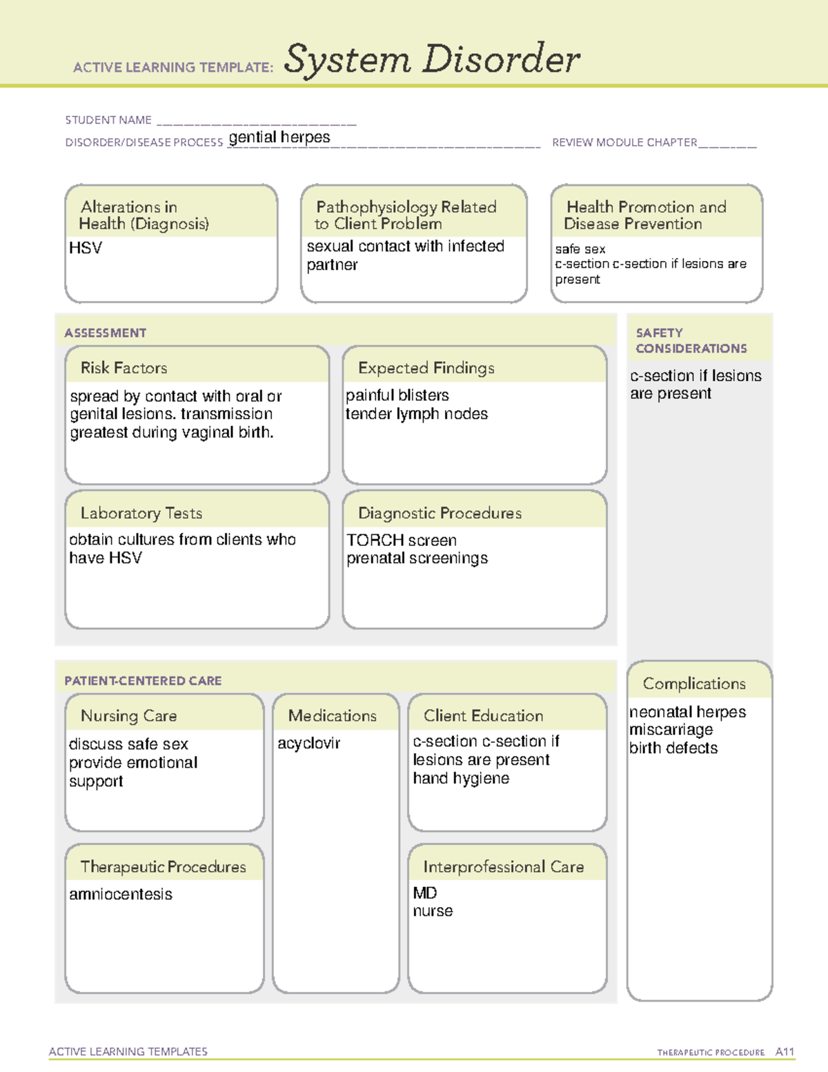 herpes-active-learning-templates-therapeutic-procedure-a-system