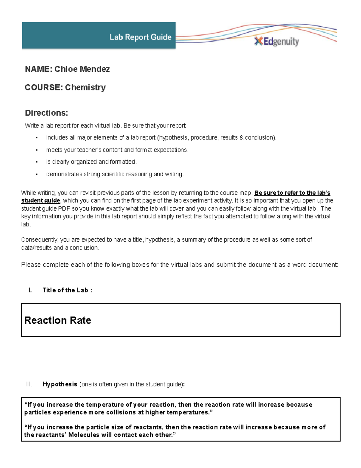 Copy of Lab Report Template - Smuhsd Independent Study (6) (3) - NAME ...