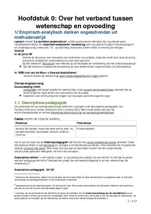 Grondslagen - Les 4 - Aantekeningen - Les 4: Geesteswetenschappelijke ...