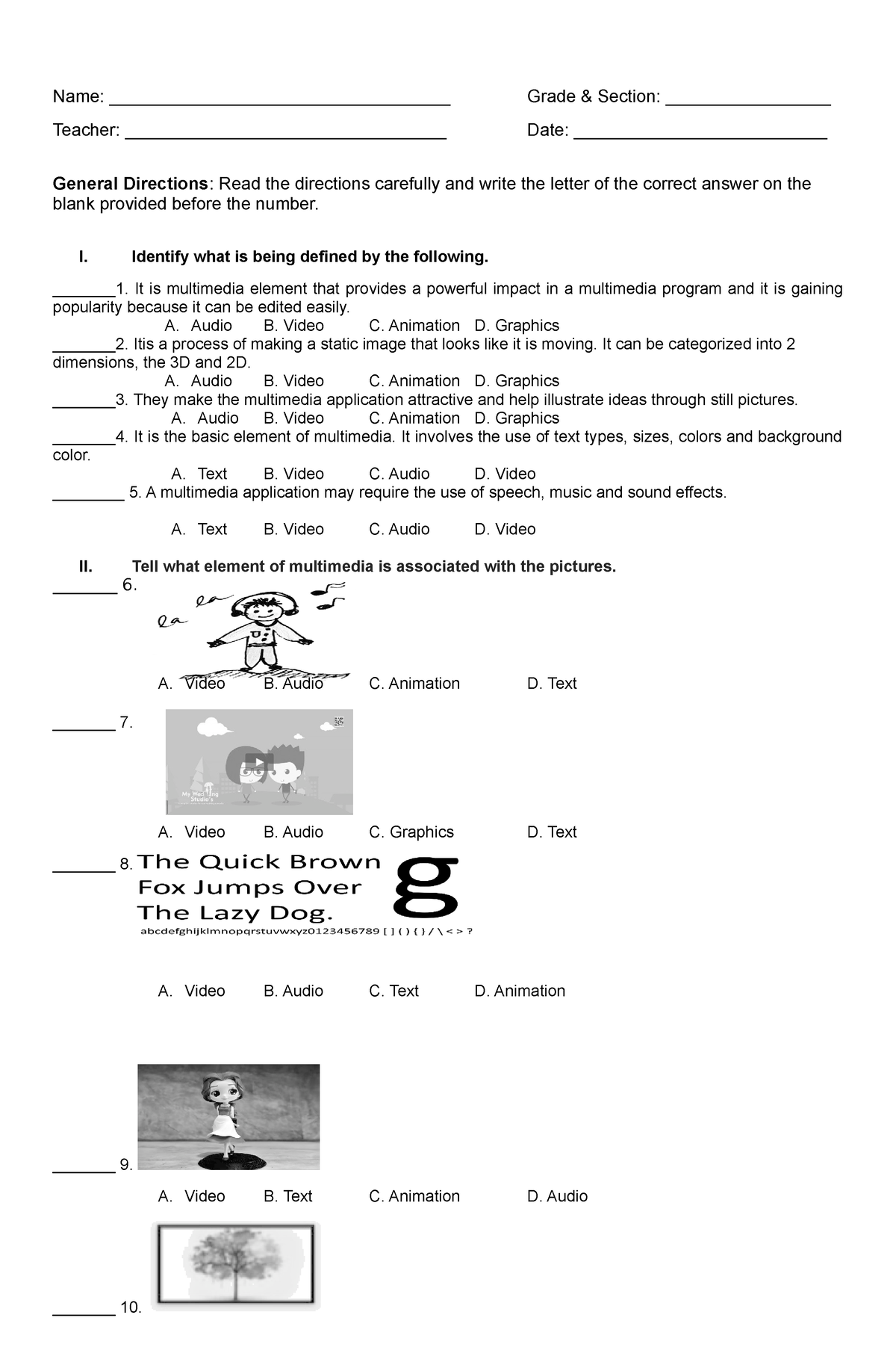 Fourth Grading Summative TEST IN English 5 - Name ...