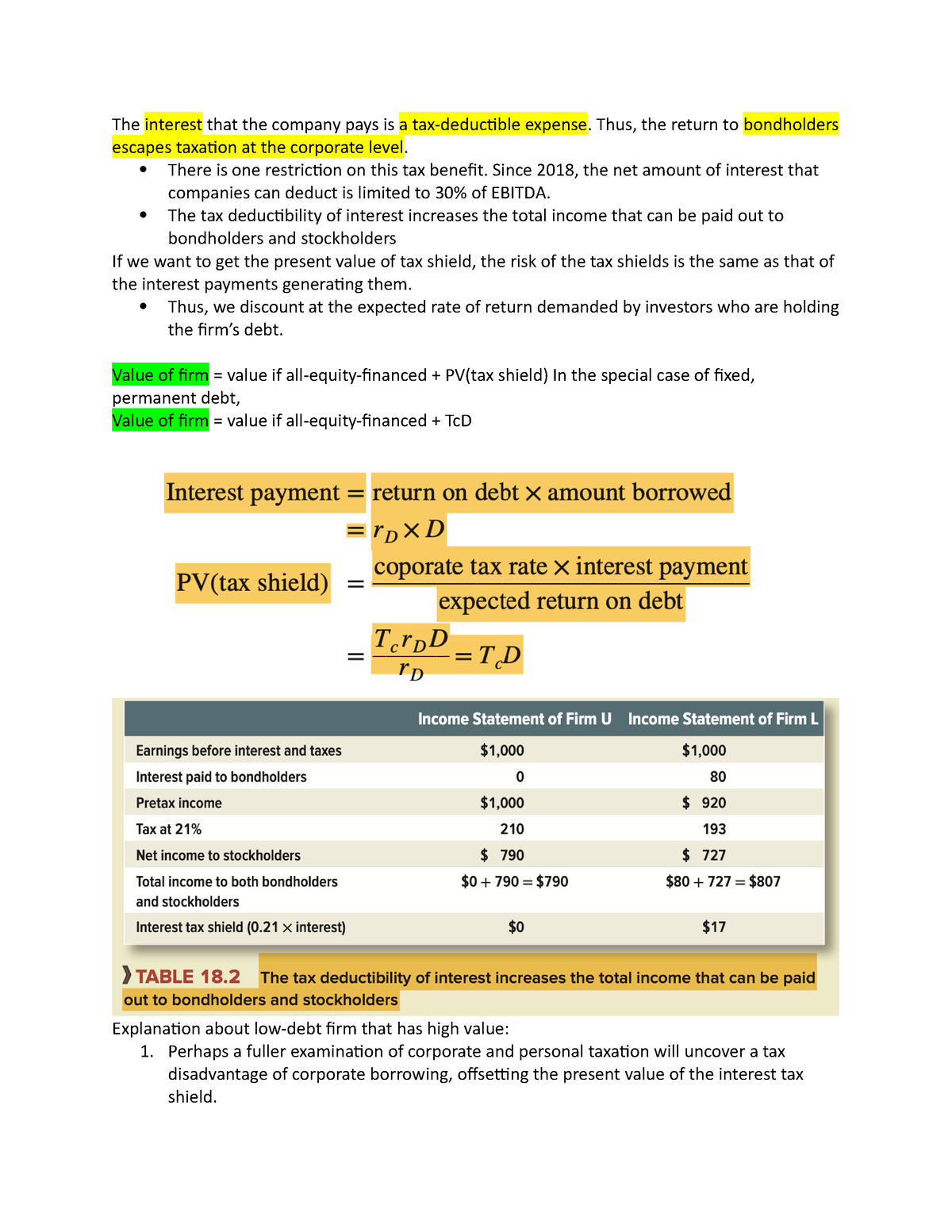 C18 - This is the summary of lecture of chapter 18 in course 30017 ...