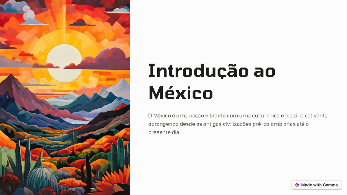 Introducao-ao-Mexico - Introdução ao México O México é uma nação ...