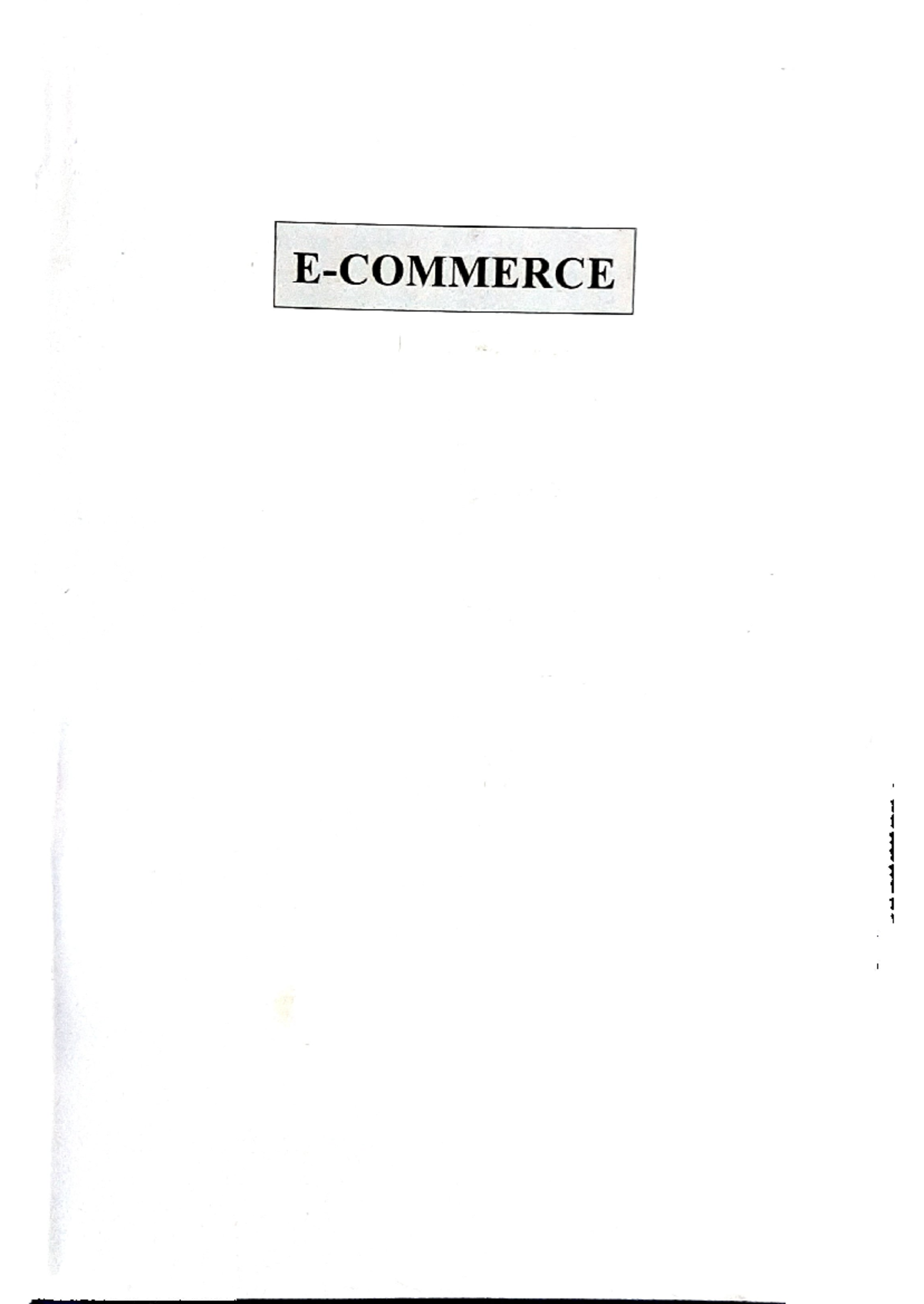 E-comm chap-1 - E commerce - 10 E-commerce Data transfer and ...