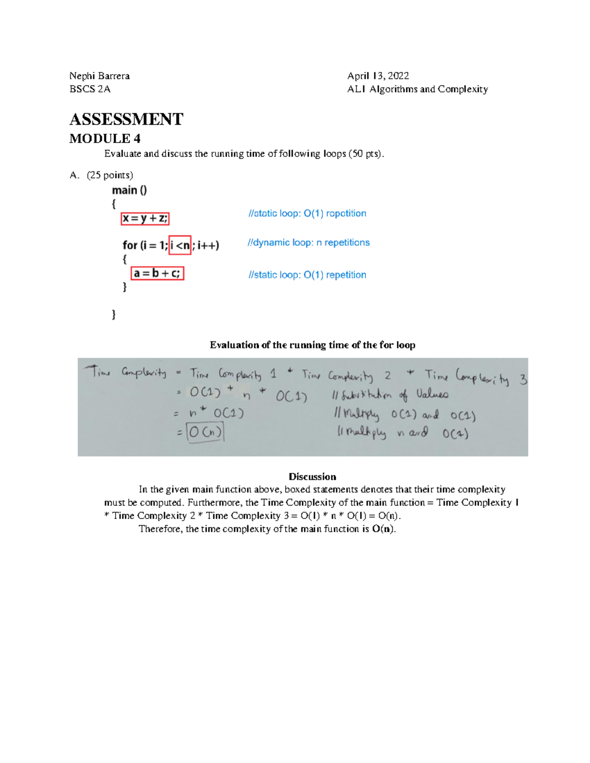 4. Module 4 Assessment - ////// - Nephi Barrera April 13, 2022 BSCS 2A ...