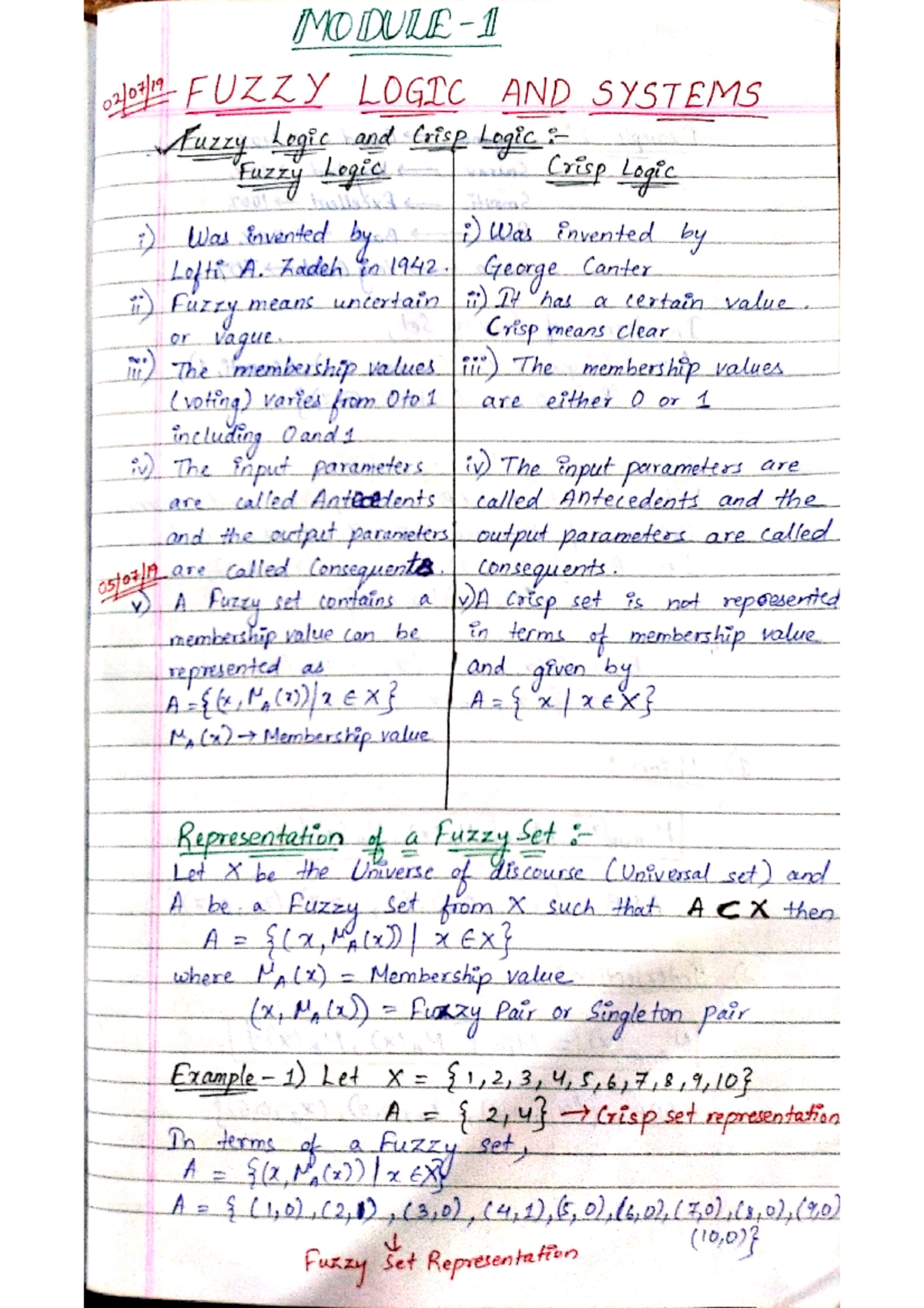 Neural Network & Fuzzy Logic Note - Computer science engineering - Studocu