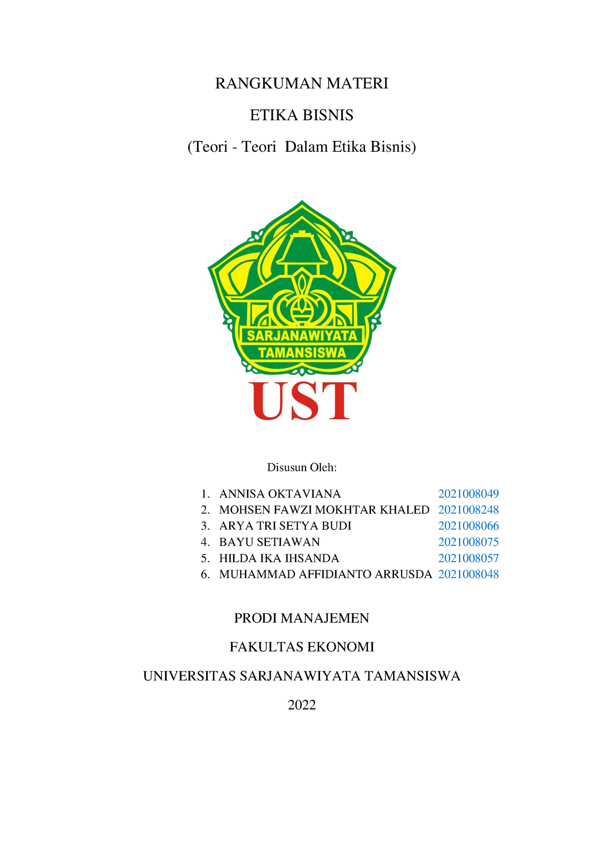 Teori Etika Bisnis - RANGKUMAN MATERI ETIKA BISNIS (Teori - Teori Dalam ...