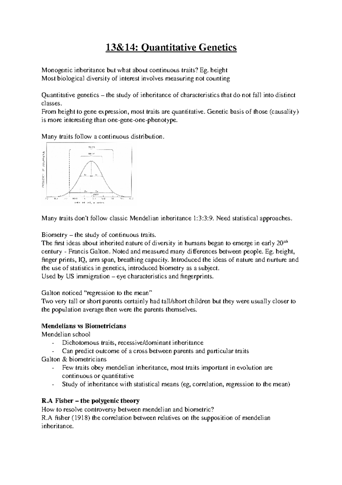 13&14 quantitative 13&14 Quantitative Monogenic