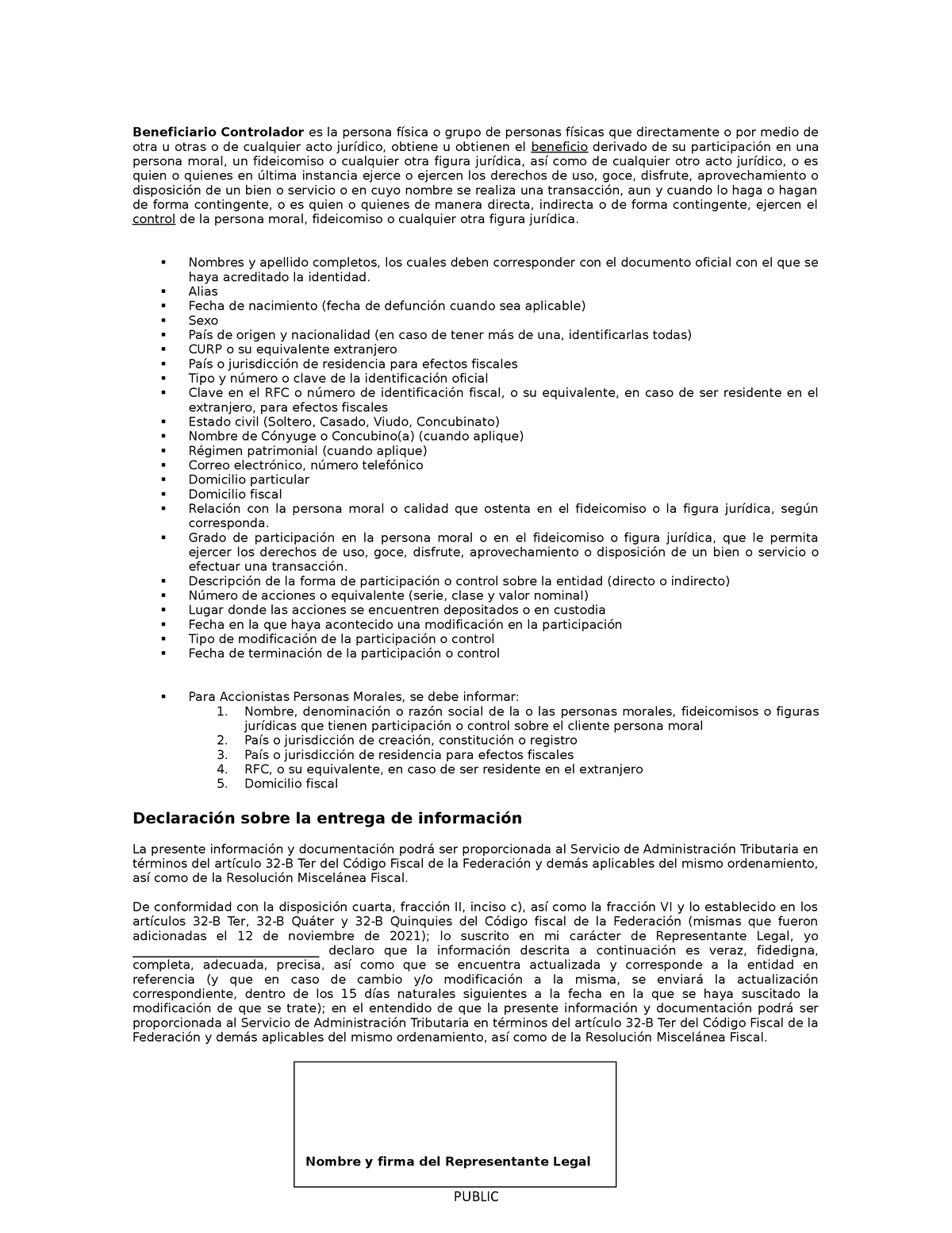 Formato Requerimientos Adicionales Beneficiario Controlador Cmb ...