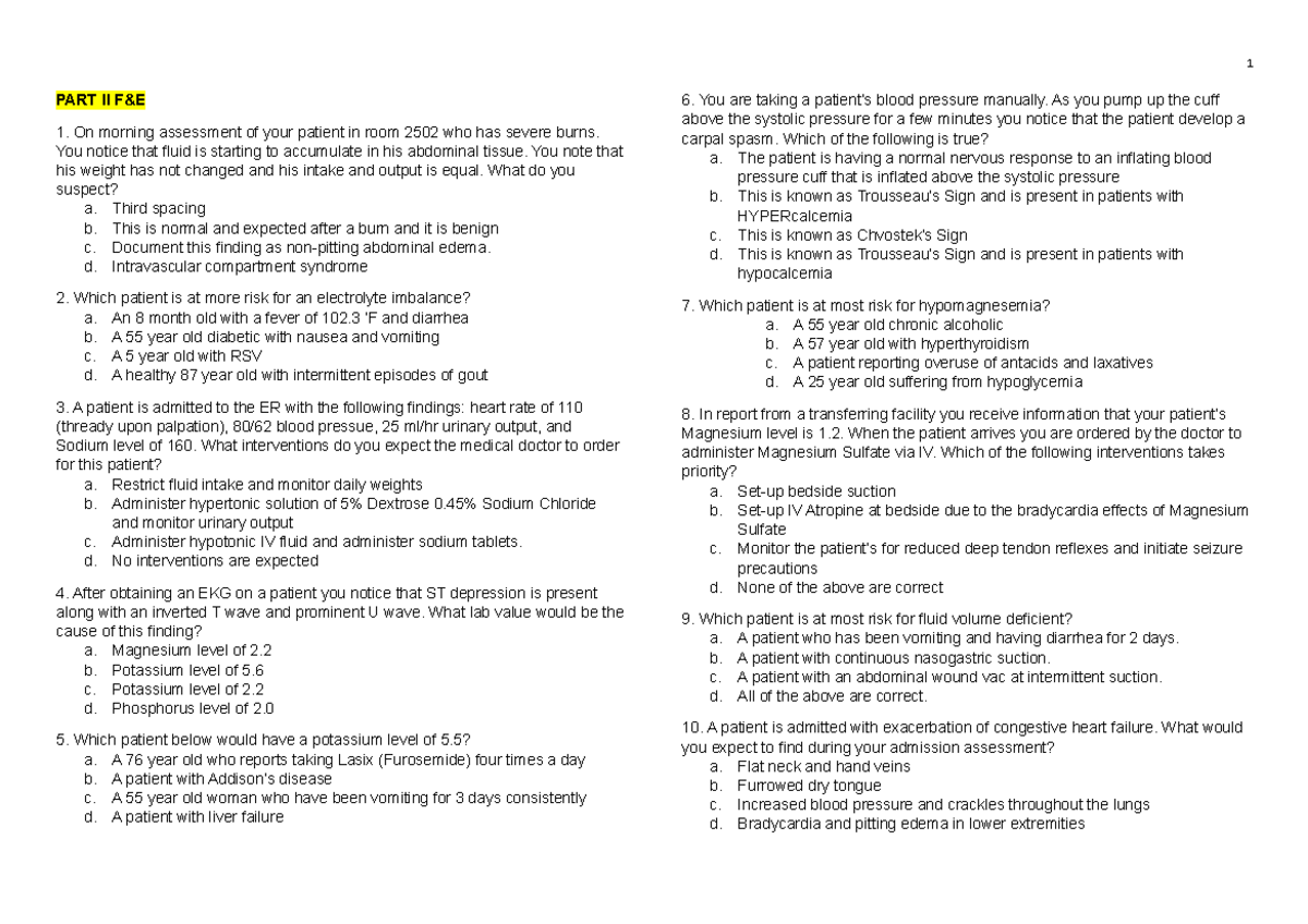 f-e-prac-test-part-ii-iii-part-ii-f-e-on-morning-assessment-of-your