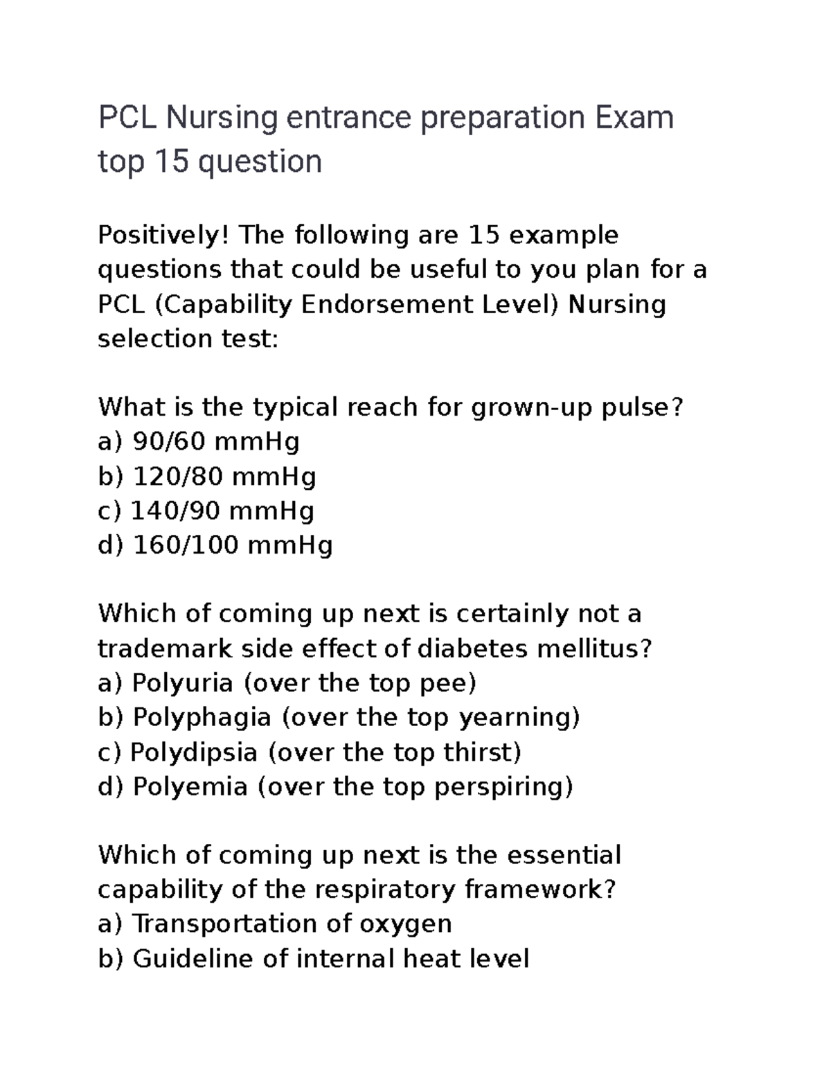 pcl-nursing-entrance-preparation-exam-top-15-question-pcl-nursing