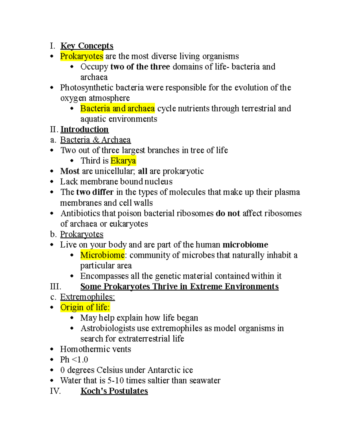 Chappter 1 pt2 - chapter 1 cellular and molecular biology - I. Key ...