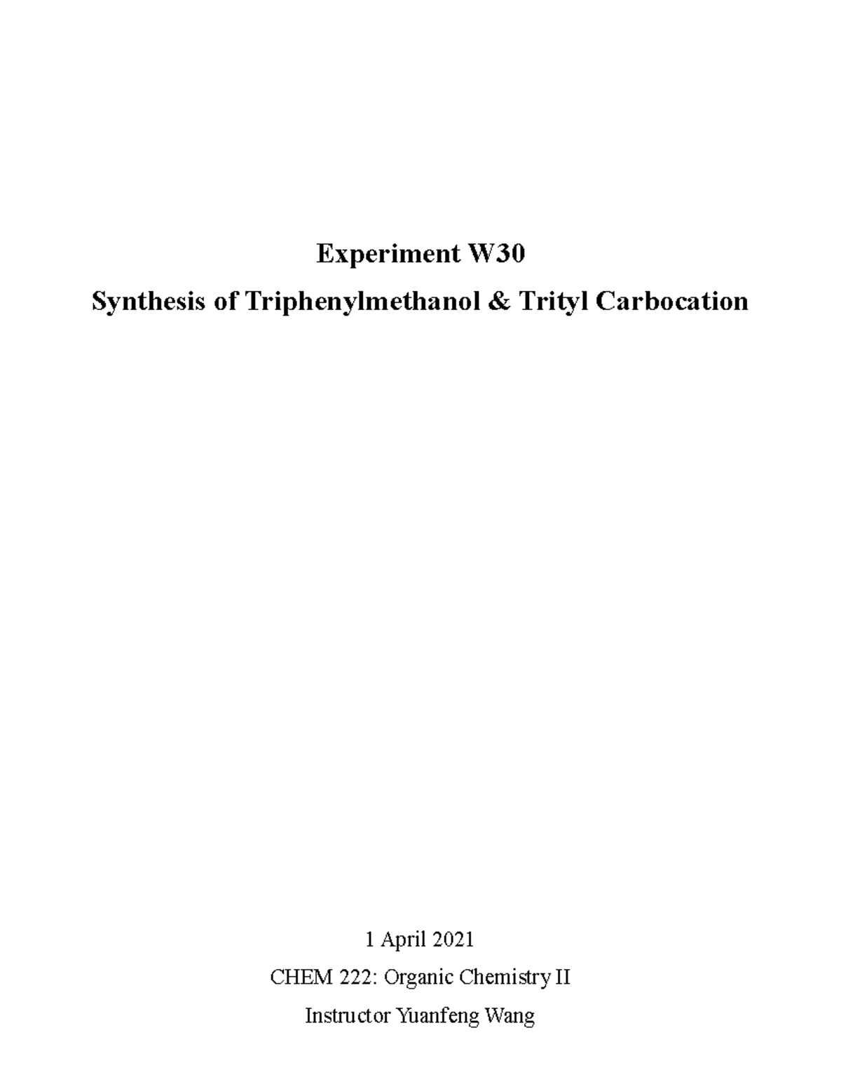 experiment-w30-lab-report-w30-experiment-w-synthesis-of