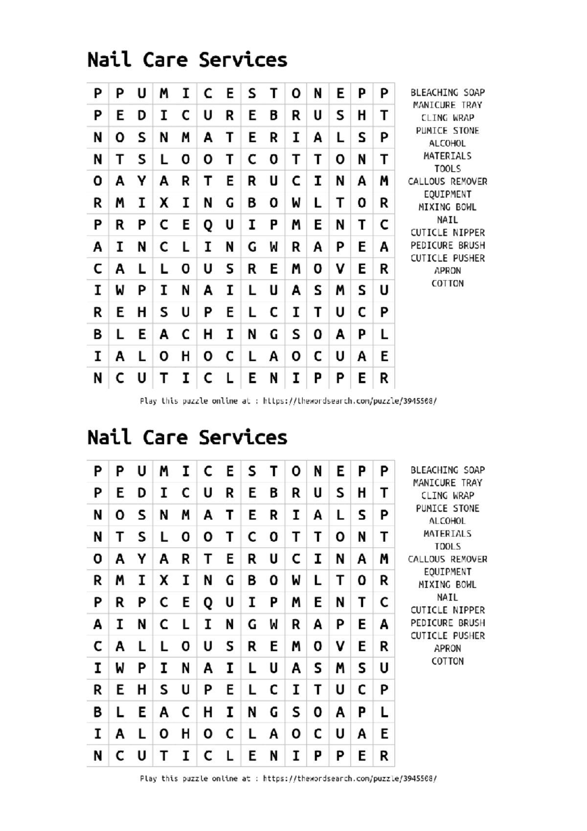 ActNail care Services Bachelor in Business Teacher Education Studocu