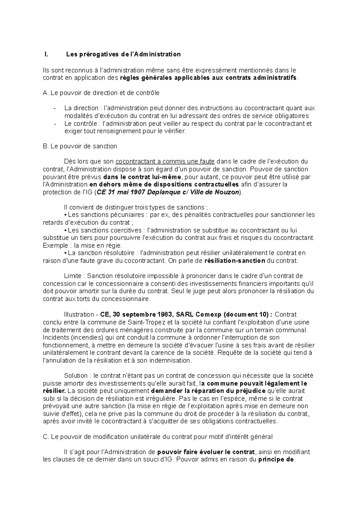 les-pr-rogatives-de-l-administration-i-les-pr-rogatives-de-l