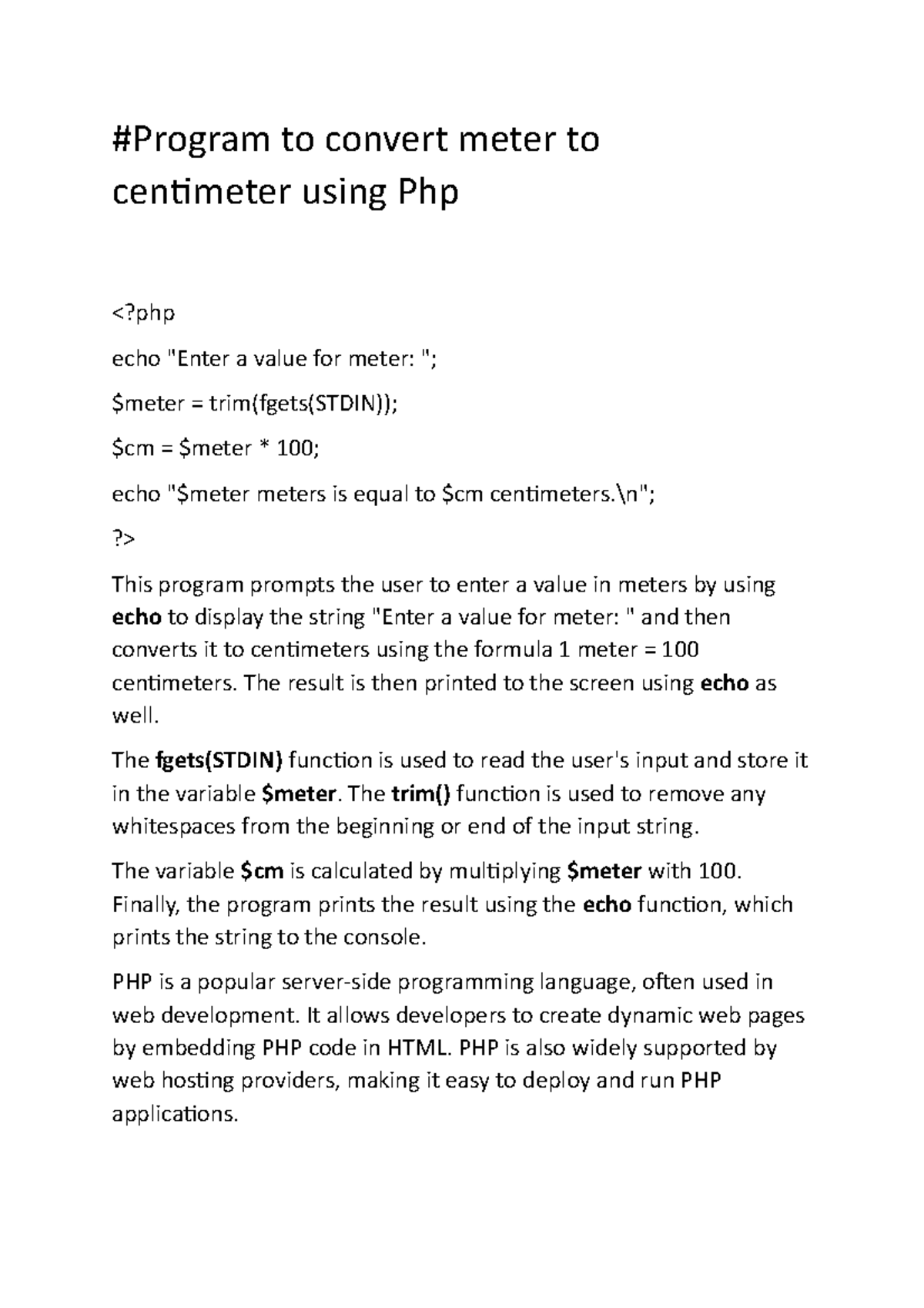 convert-meter-to-centimeter-php-program-to-convert-meter-to