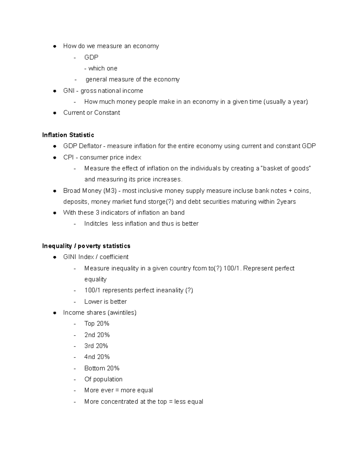 ECON 2202 - ECON 2202 Intermediate Macroeconomic Theory lecture note ...