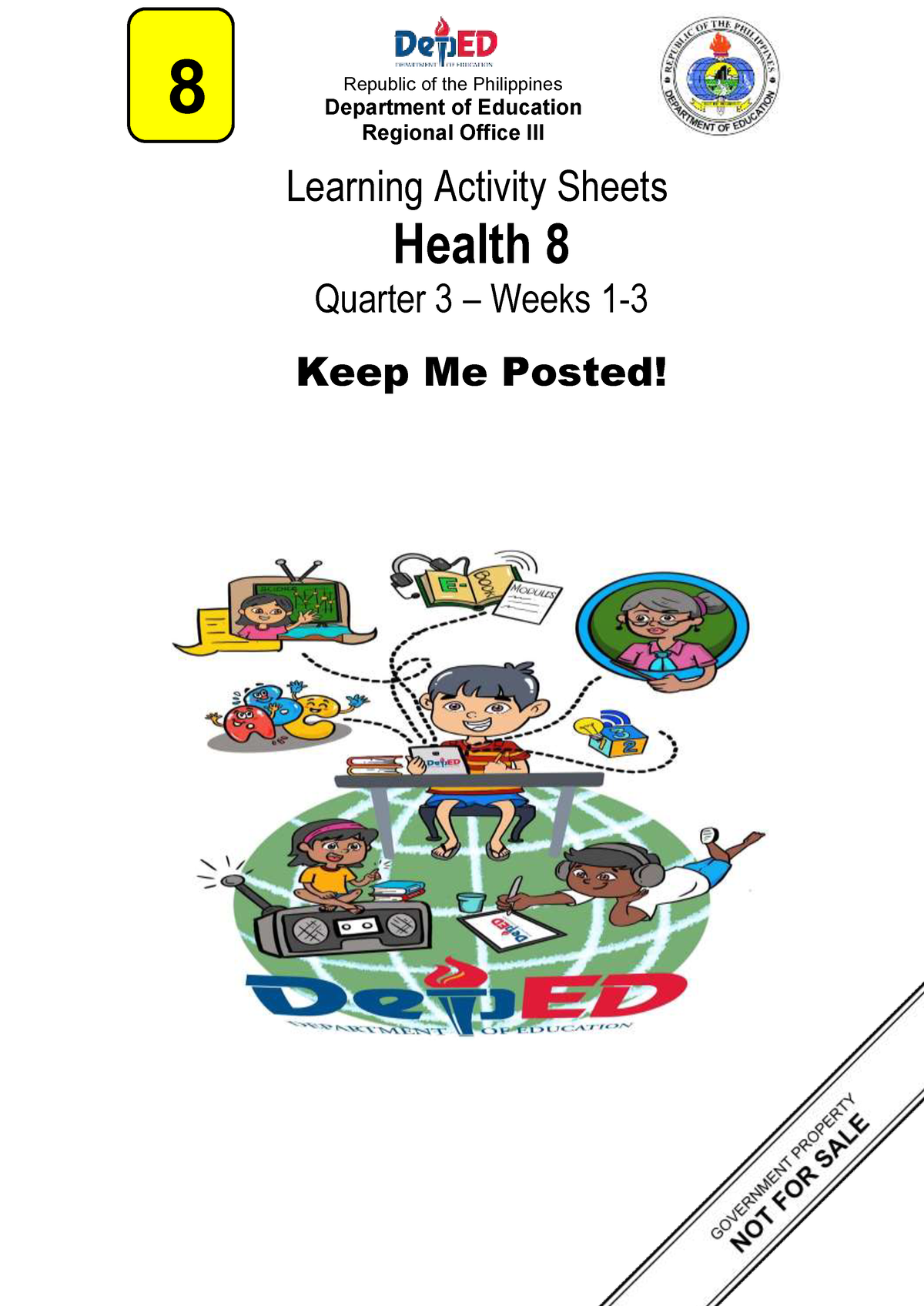 Homeroom Guidance 8 Q3 Las Learning Activity Sheets Health 8