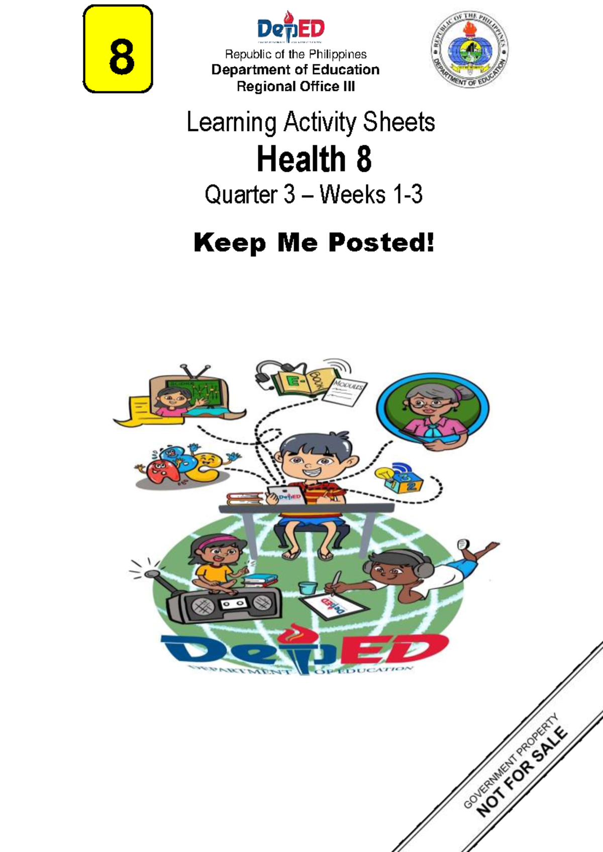 Homeroom Guidance 8 Q3 Las Learning Activity Sheets Health 8