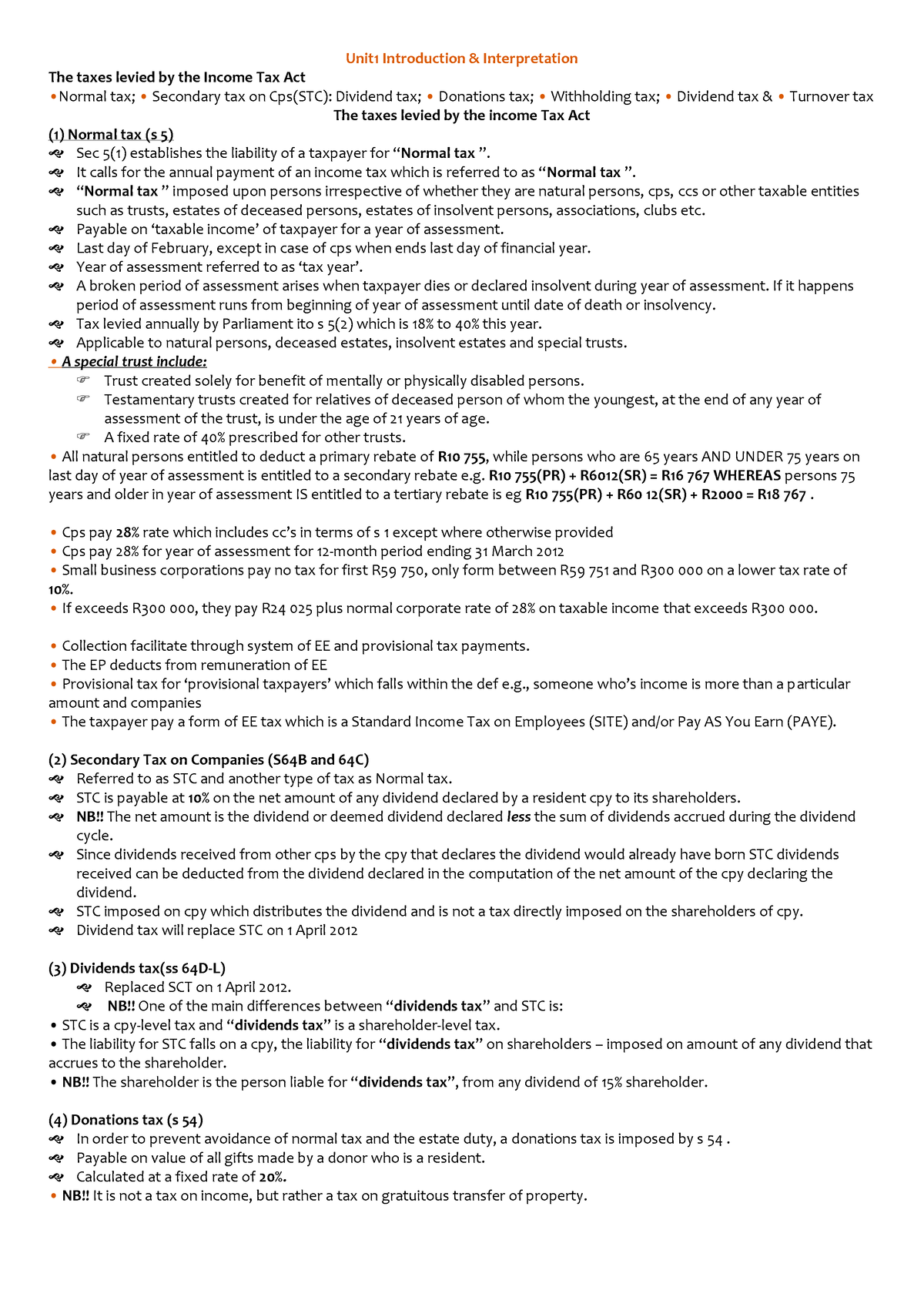 tax-law-2012-test-1-notes-unit1-introduction-interpretation-the